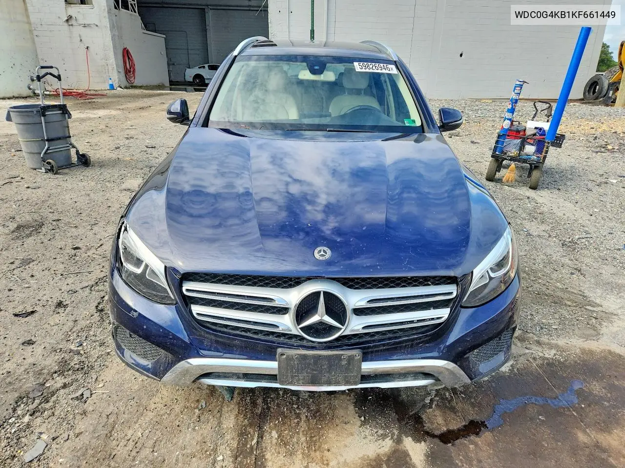 2019 Mercedes-Benz Glc 300 4Matic VIN: WDC0G4KB1KF661449 Lot: 59826946