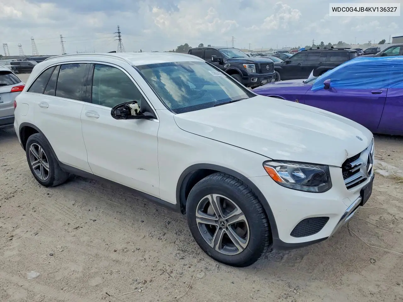 2019 Mercedes-Benz Glc 300 VIN: WDC0G4JB4KV136327 Lot: 59954366