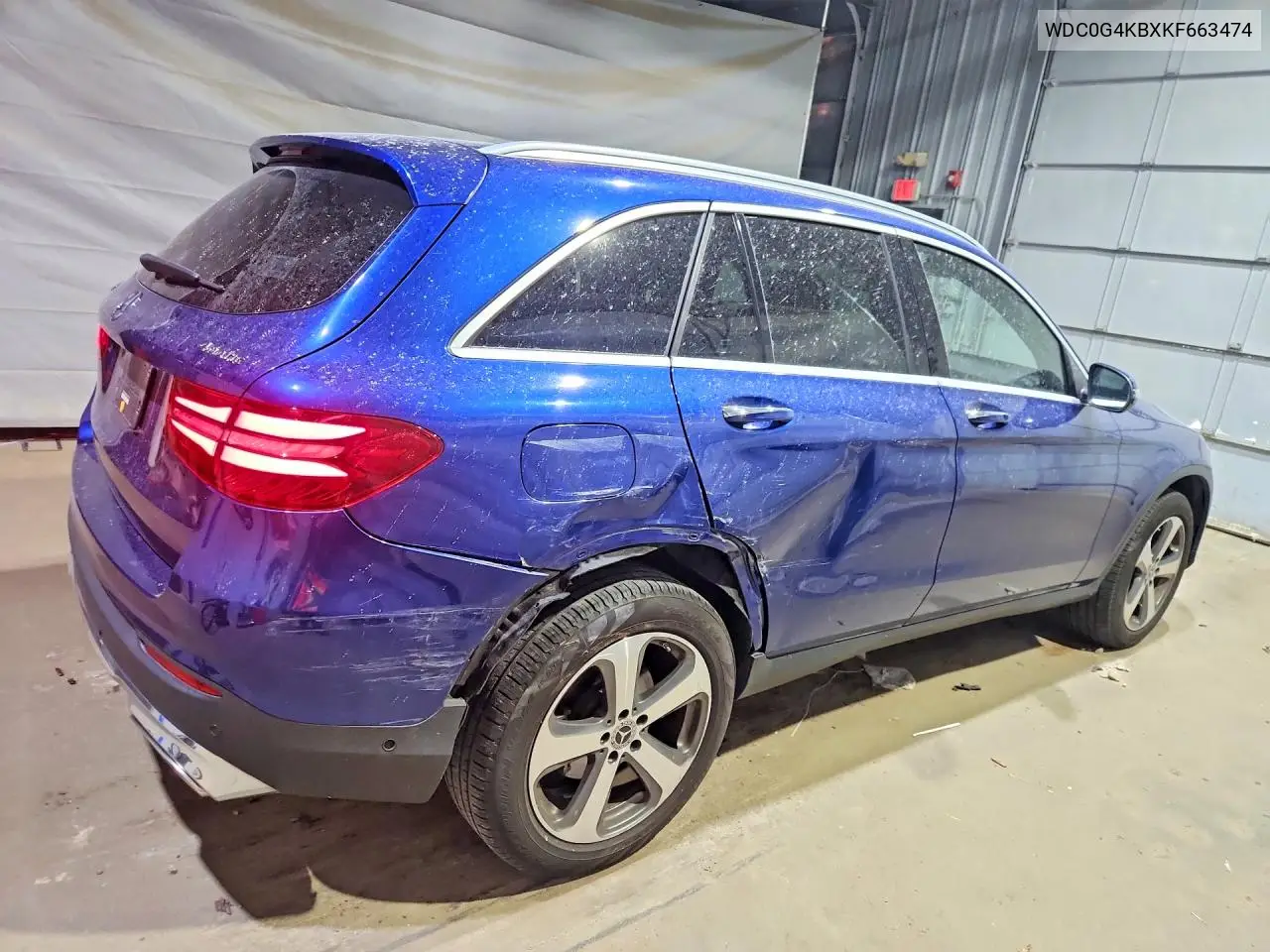 2019 Mercedes-Benz Glc 300 4Matic VIN: WDC0G4KBXKF663474 Lot: 60153356