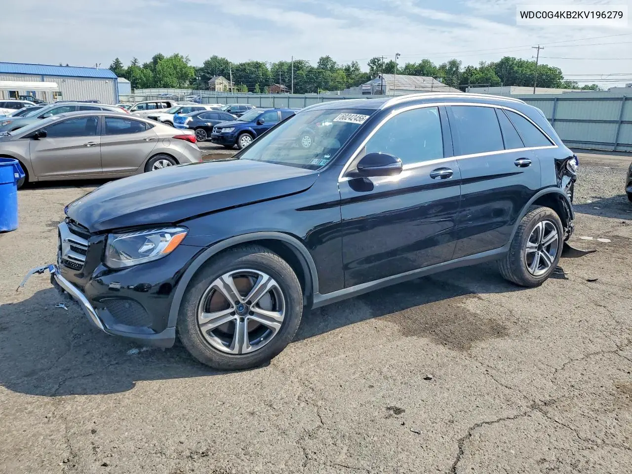 2019 Mercedes-Benz Glc 300 4Matic VIN: WDC0G4KB2KV196279 Lot: 60242456