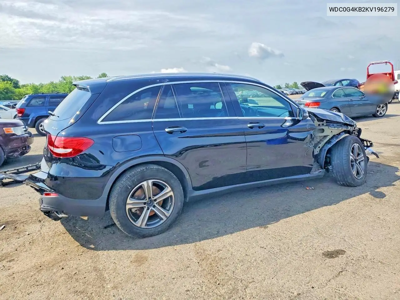 2019 Mercedes-Benz Glc 300 4Matic VIN: WDC0G4KB2KV196279 Lot: 60242456