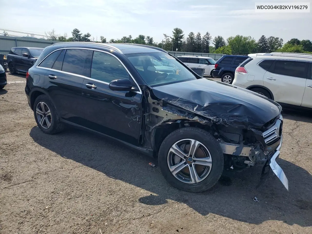 2019 Mercedes-Benz Glc 300 4Matic VIN: WDC0G4KB2KV196279 Lot: 60242456