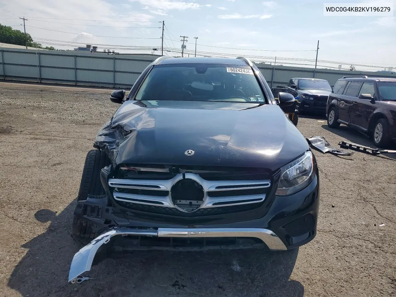 2019 Mercedes-Benz Glc 300 4Matic VIN: WDC0G4KB2KV196279 Lot: 60242456
