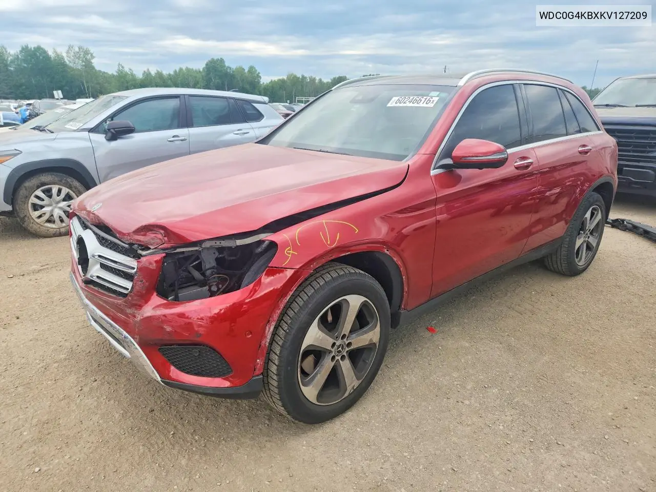 2019 Mercedes-Benz Glc 300 4Matic VIN: WDC0G4KBXKV127209 Lot: 60246616