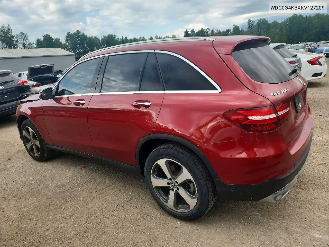 2019 Mercedes-Benz Glc 300 4Matic VIN: WDC0G4KBXKV127209 Lot: 60246616