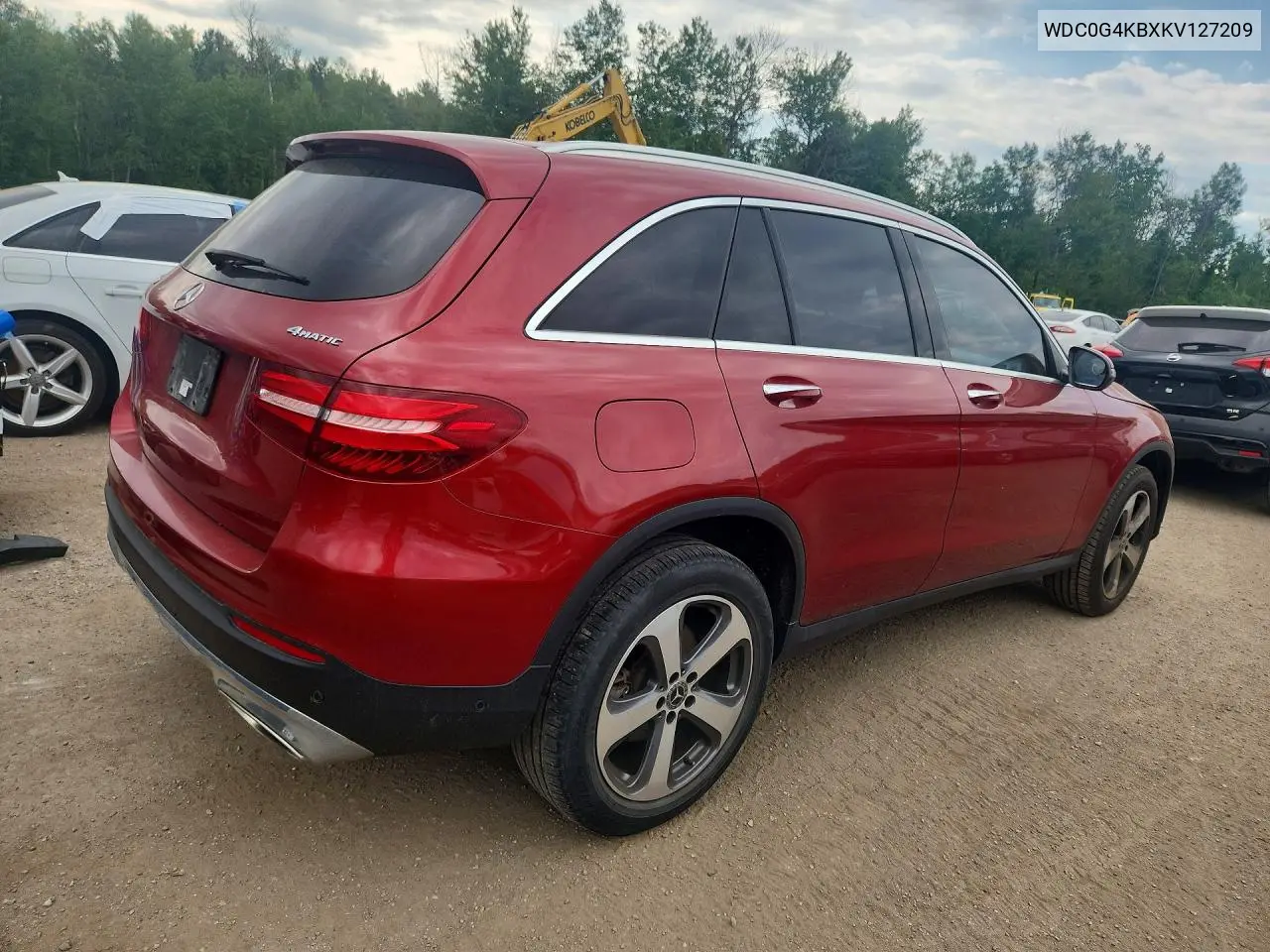 2019 Mercedes-Benz Glc 300 4Matic VIN: WDC0G4KBXKV127209 Lot: 60246616