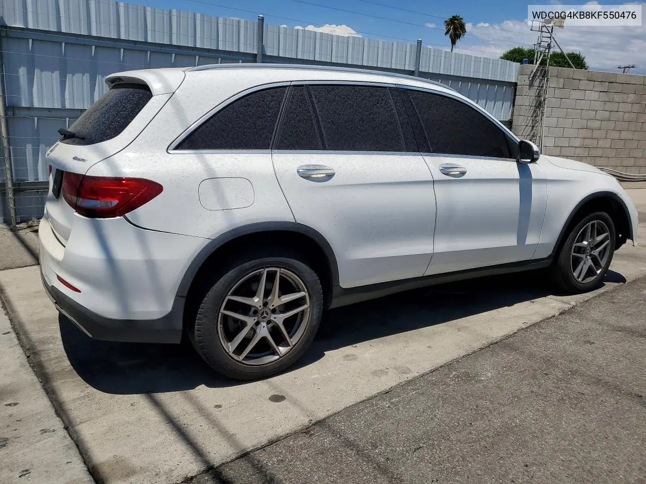 2019 Mercedes-Benz Glc 300 4Matic VIN: WDC0G4KB8KF550476 Lot: 60450096