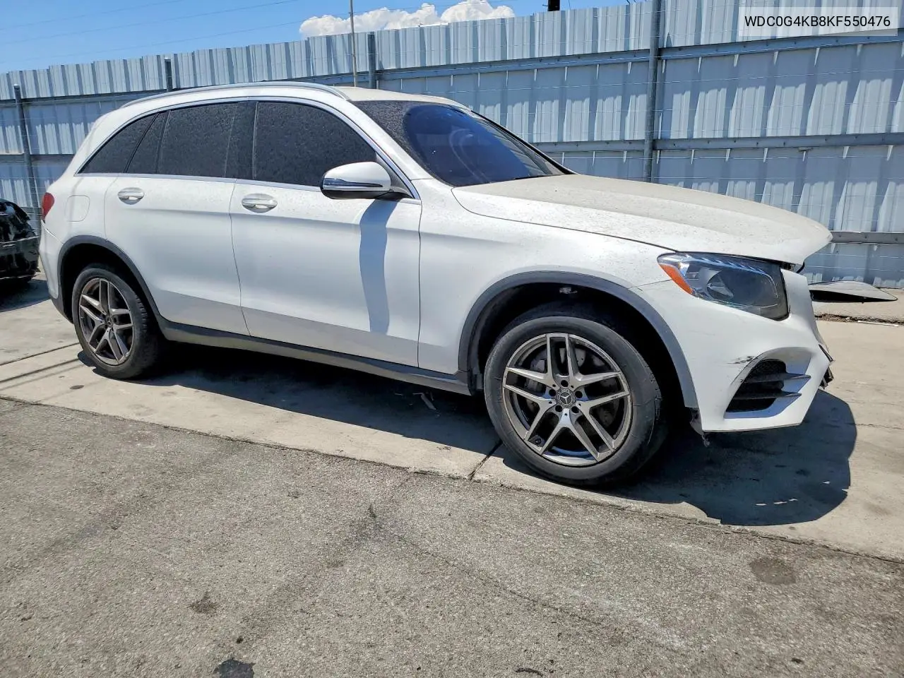 2019 Mercedes-Benz Glc 300 4Matic VIN: WDC0G4KB8KF550476 Lot: 60450096
