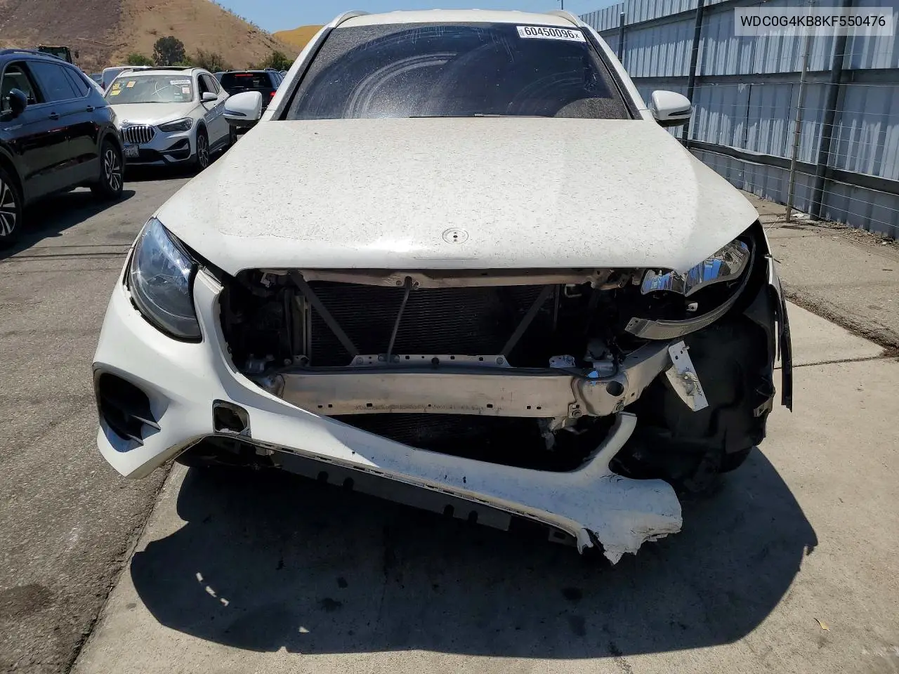 2019 Mercedes-Benz Glc 300 4Matic VIN: WDC0G4KB8KF550476 Lot: 60450096