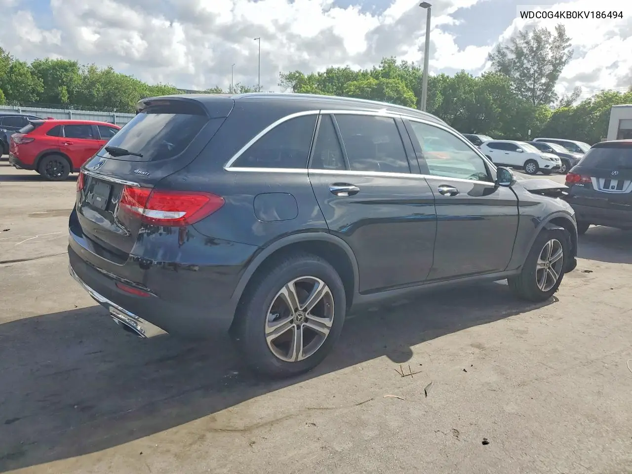 2019 Mercedes-Benz Glc 300 4Matic VIN: WDC0G4KB0KV186494 Lot: 60742056