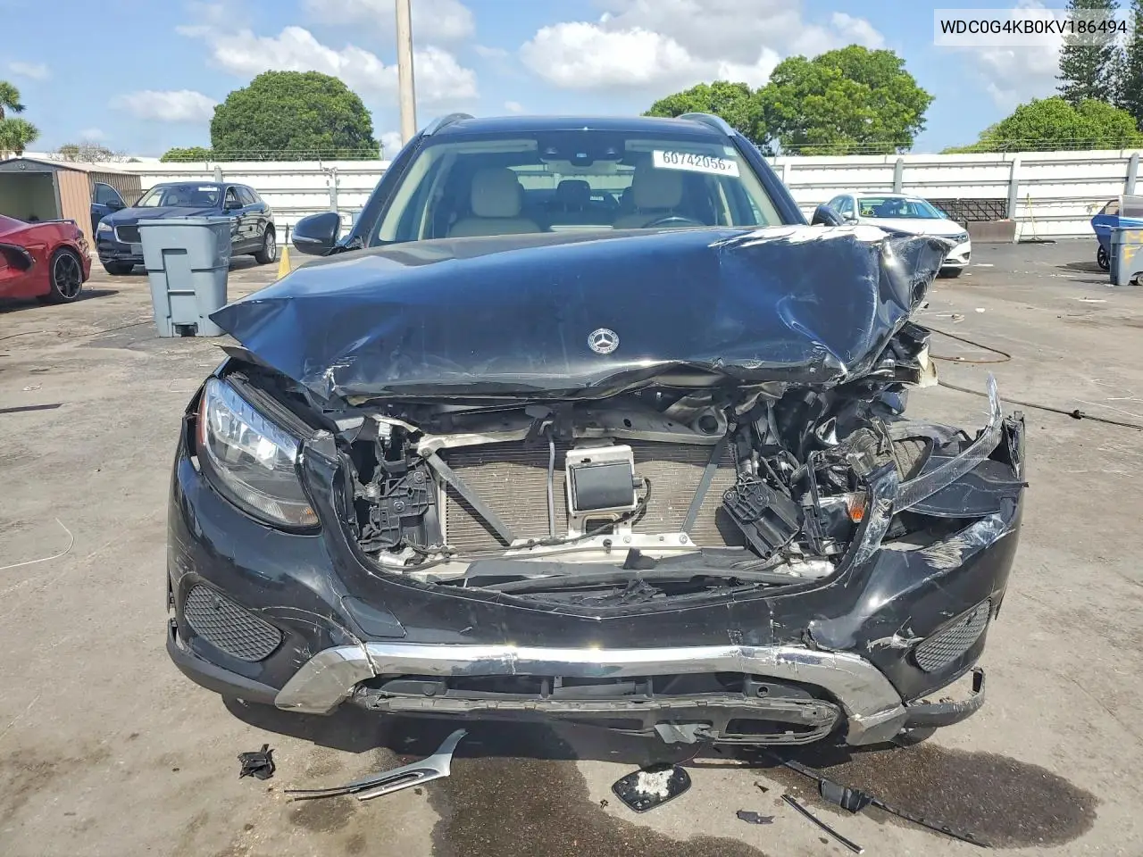 2019 Mercedes-Benz Glc 300 4Matic VIN: WDC0G4KB0KV186494 Lot: 60742056