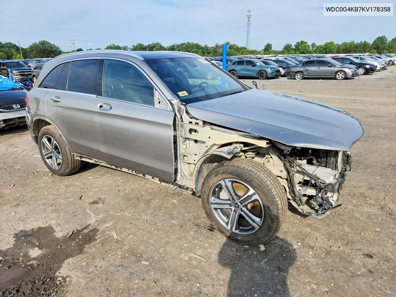 2019 Mercedes-Benz Glc 300 4Matic VIN: WDC0G4KB7KV178358 Lot: 60841376