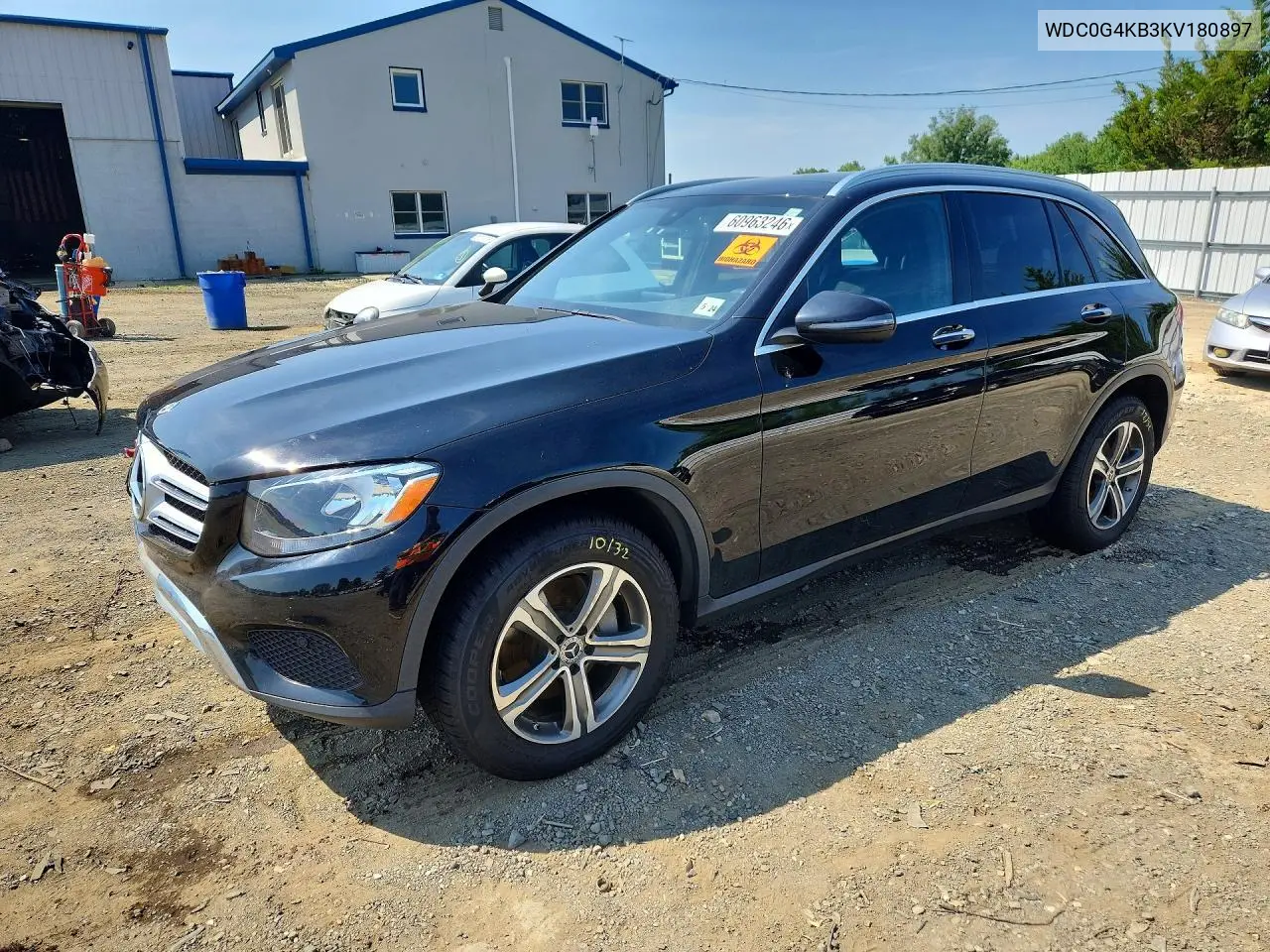 2019 Mercedes-Benz Glc 300 4Matic VIN: WDC0G4KB3KV180897 Lot: 60963246