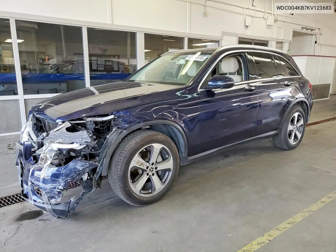 2019 Mercedes-Benz Glc 300 4Matic VIN: WDC0G4KB7KV123683 Lot: 61155516
