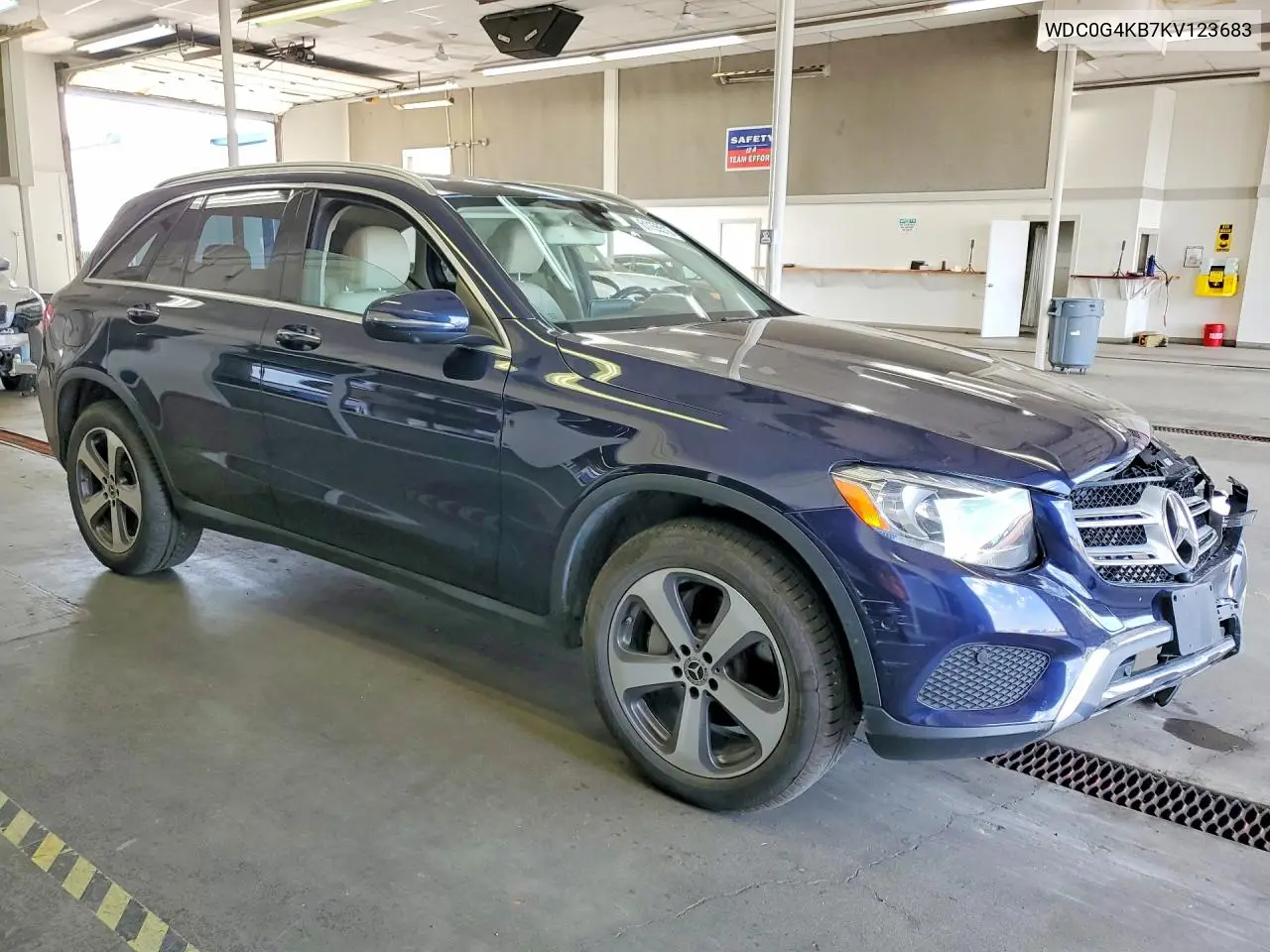 2019 Mercedes-Benz Glc 300 4Matic VIN: WDC0G4KB7KV123683 Lot: 61155516