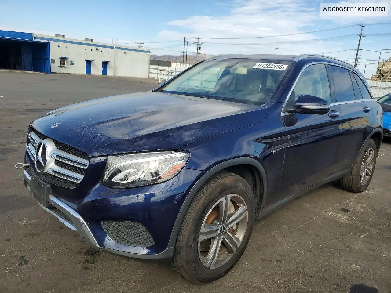 2019 Mercedes-Benz Glc 350E VIN: WDC0G5EB1KF601883 Lot: 61202336