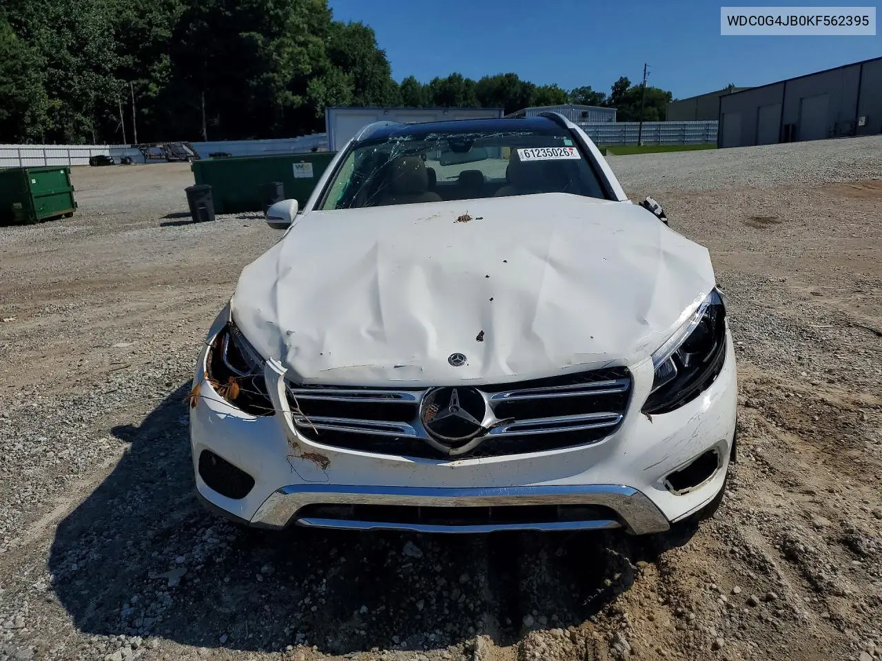 2019 Mercedes-Benz Glc 300 VIN: WDC0G4JB0KF562395 Lot: 61235026
