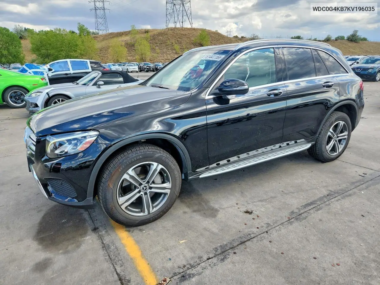 2019 Mercedes-Benz Glc 300 4Matic VIN: WDC0G4KB7KV196035 Lot: 61441166