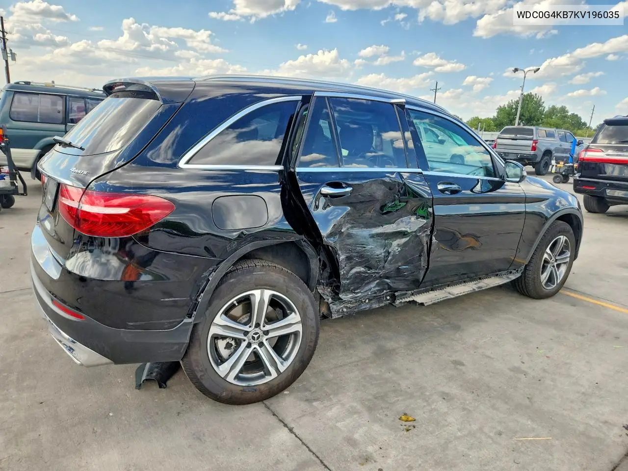 2019 Mercedes-Benz Glc 300 4Matic VIN: WDC0G4KB7KV196035 Lot: 61441166