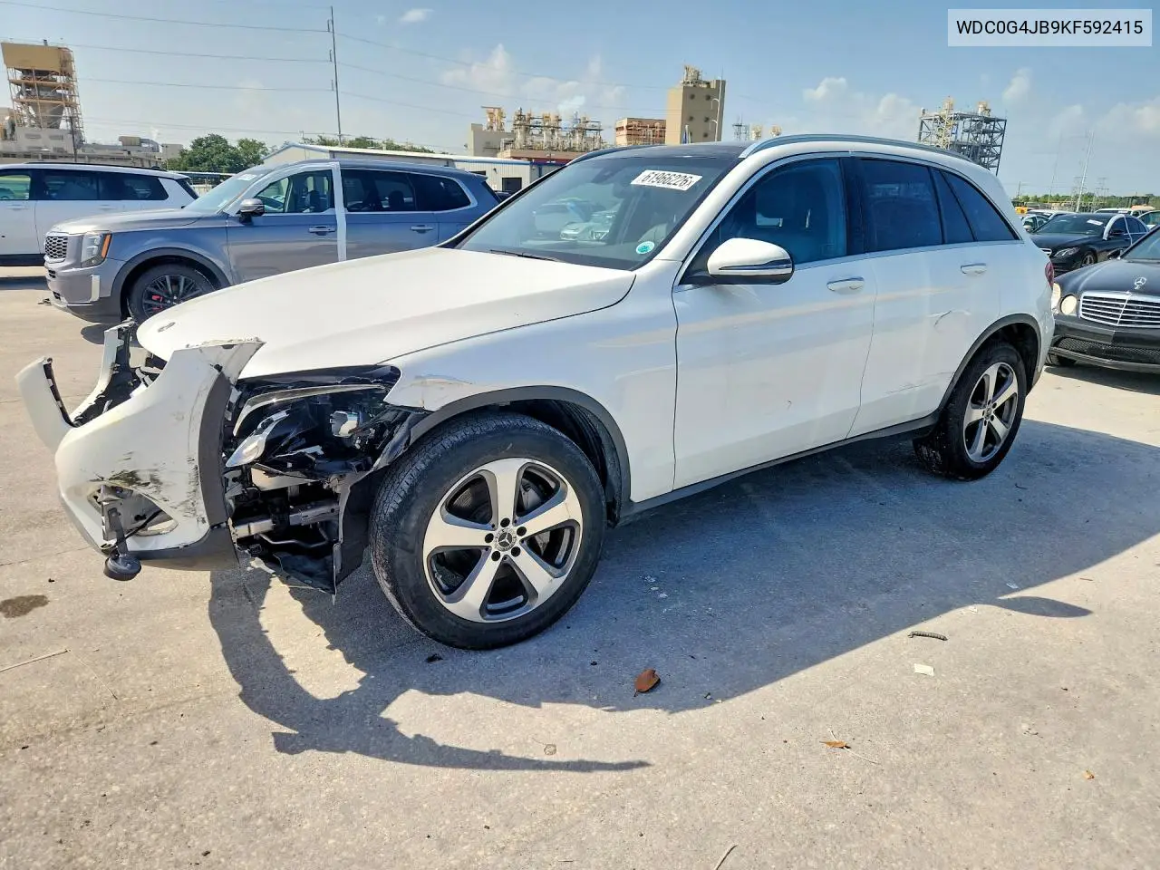 2019 Mercedes-Benz Glc 300 VIN: WDC0G4JB9KF592415 Lot: 61966226