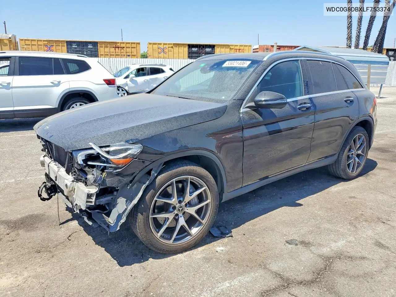 2020 Mercedes-Benz Glc 300 VIN: WDC0G8DBXLF753374 Lot: 55021406