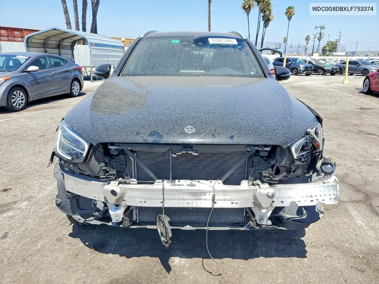 2020 Mercedes-Benz Glc 300 VIN: WDC0G8DBXLF753374 Lot: 55021406