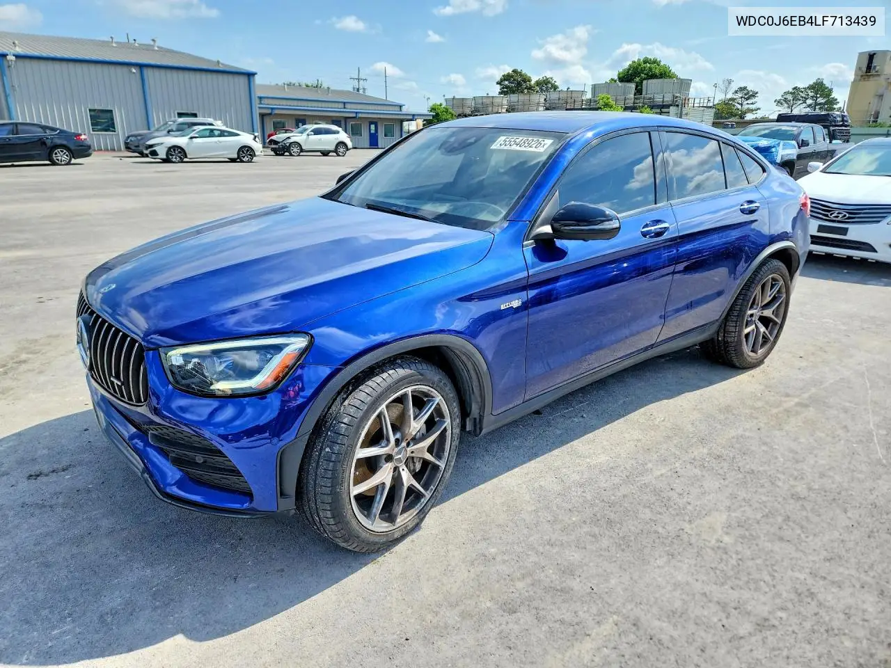 2020 Mercedes-Benz Glc Coupe 43 4Matic Amg VIN: WDC0J6EB4LF713439 Lot: 55548926