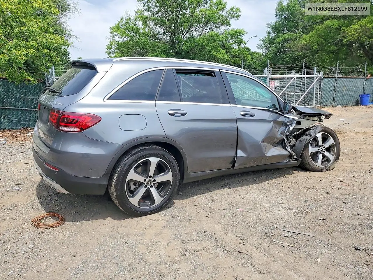 2020 Mercedes-Benz Glc 300 4Matic VIN: W1N0G8EBXLF812999 Lot: 56608996