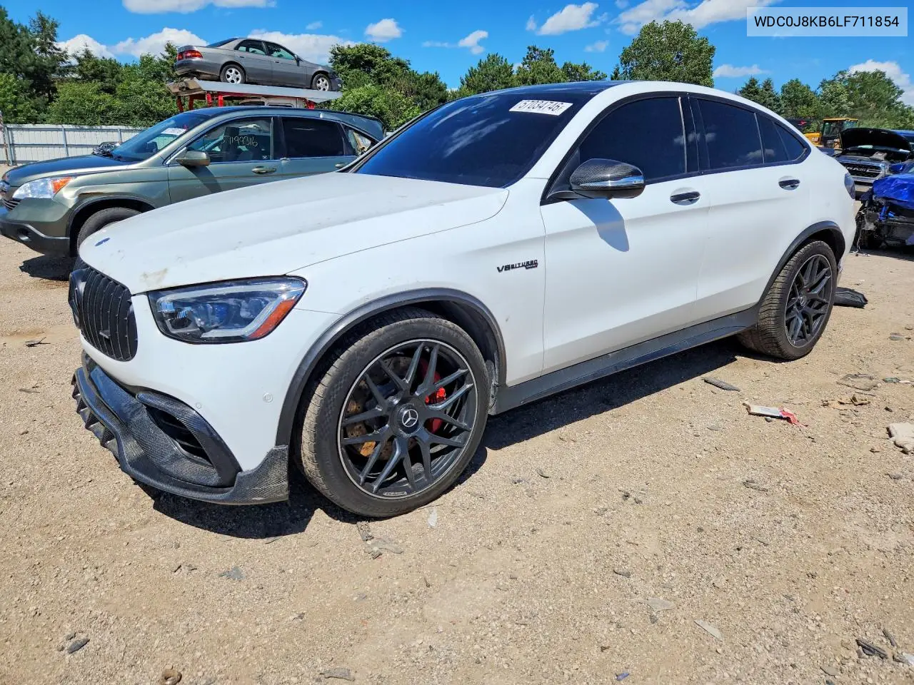 2020 Mercedes-Benz Glc Coupe 63 S 4Matic Amg VIN: WDC0J8KB6LF711854 Lot: 57034746