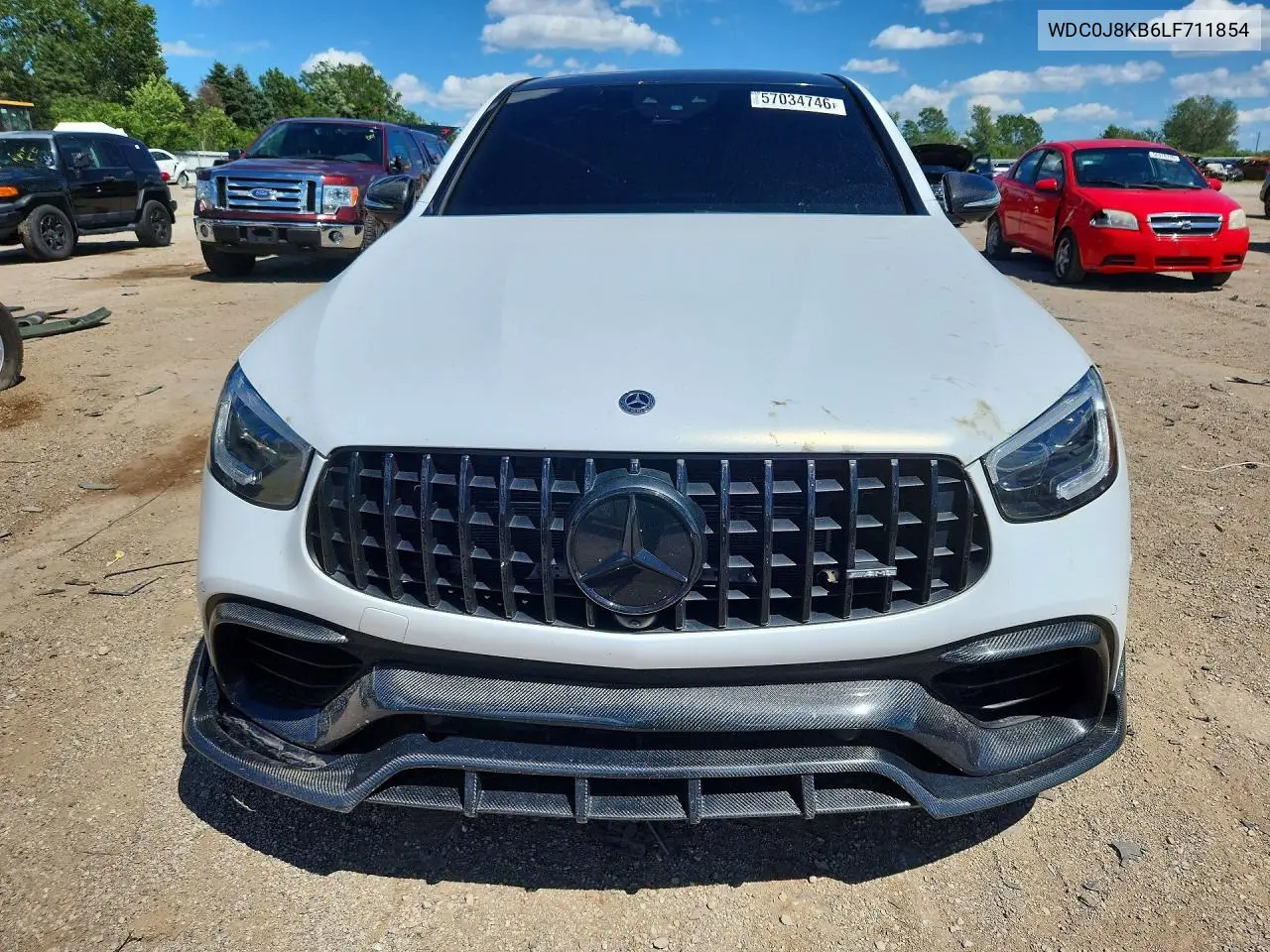 2020 Mercedes-Benz Glc Coupe 63 S 4Matic Amg VIN: WDC0J8KB6LF711854 Lot: 57034746