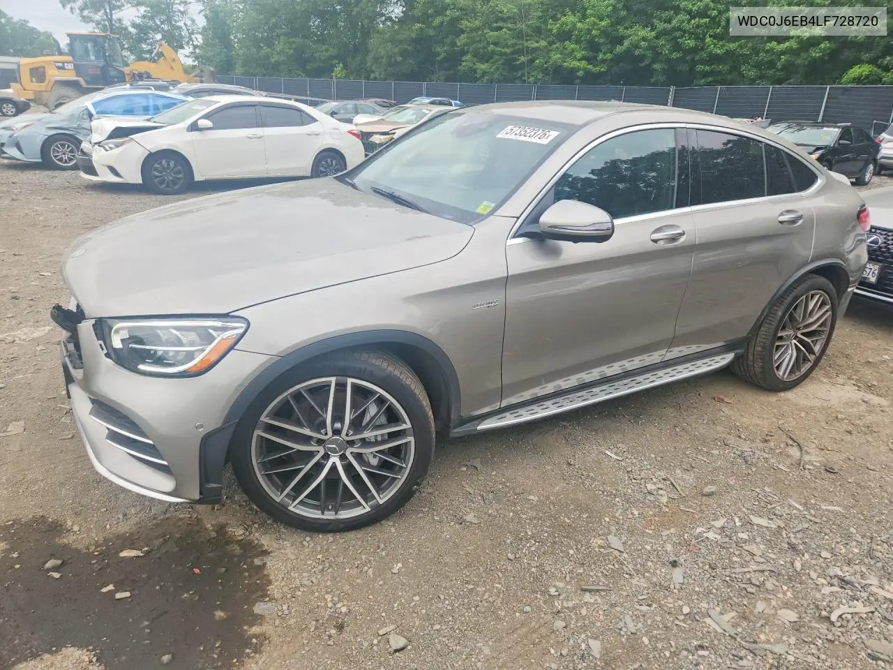 2020 Mercedes-Benz Glc Coupe 43 4Matic Amg VIN: WDC0J6EB4LF728720 Lot: 57352376