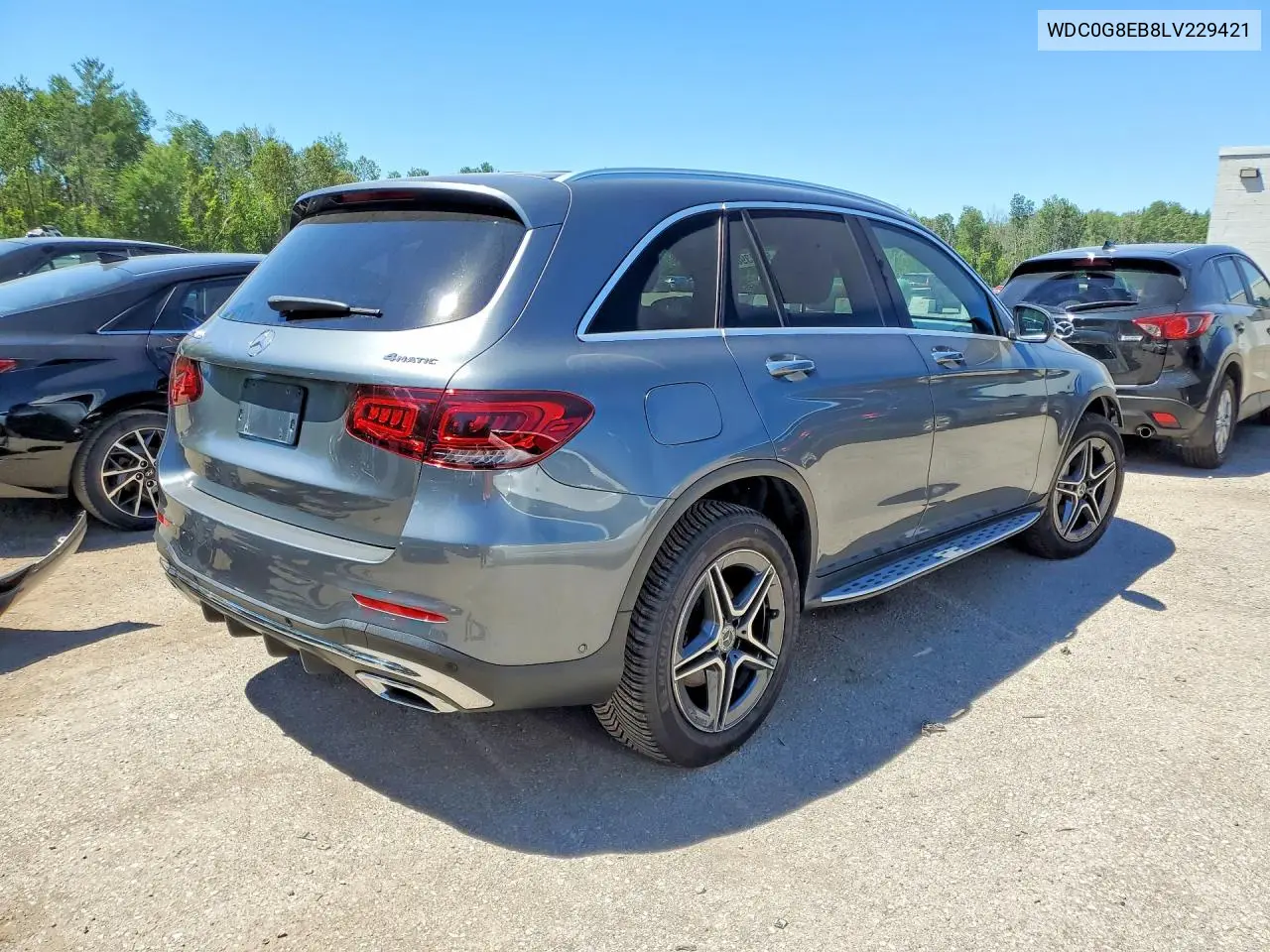 2020 Mercedes-Benz Glc 300 4Matic VIN: WDC0G8EB8LV229421 Lot: 58433906