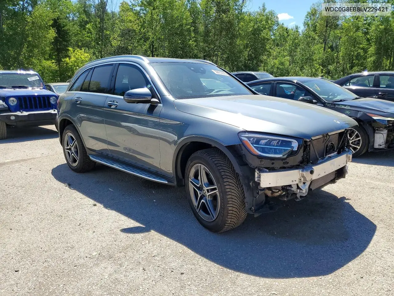 2020 Mercedes-Benz Glc 300 4Matic VIN: WDC0G8EB8LV229421 Lot: 58433906