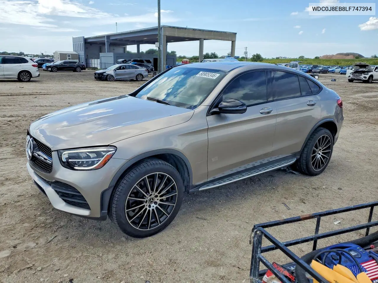 2020 Mercedes-Benz Glc Coupe 300 4Matic VIN: WDC0J8EB8LF747394 Lot: 58905346