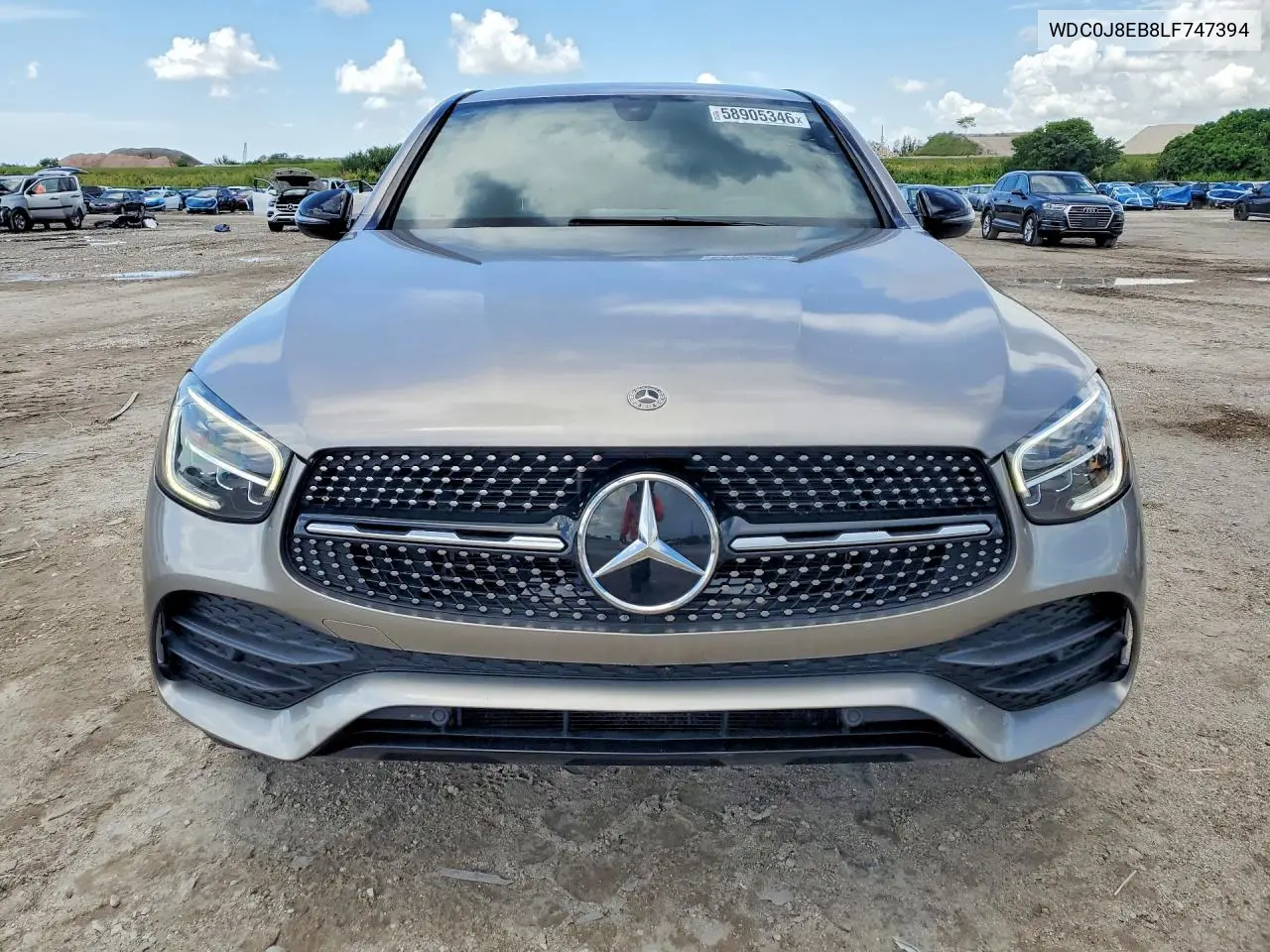 2020 Mercedes-Benz Glc Coupe 300 4Matic VIN: WDC0J8EB8LF747394 Lot: 58905346