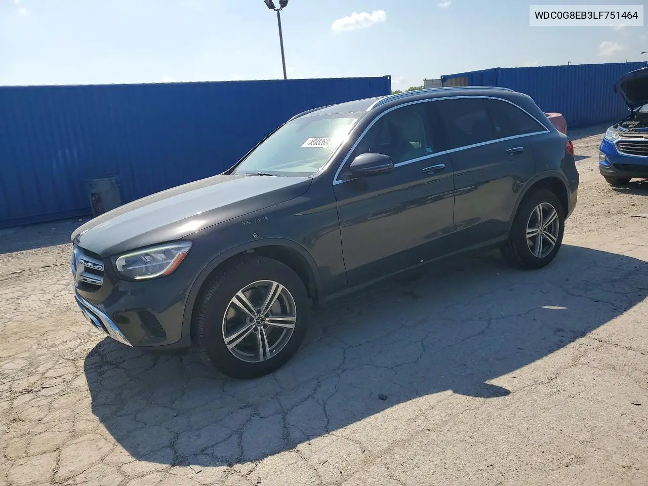 2020 Mercedes-Benz Glc 300 4Matic VIN: WDC0G8EB3LF751464 Lot: 59032606