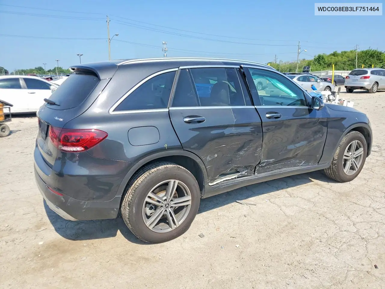 2020 Mercedes-Benz Glc 300 4Matic VIN: WDC0G8EB3LF751464 Lot: 59032606