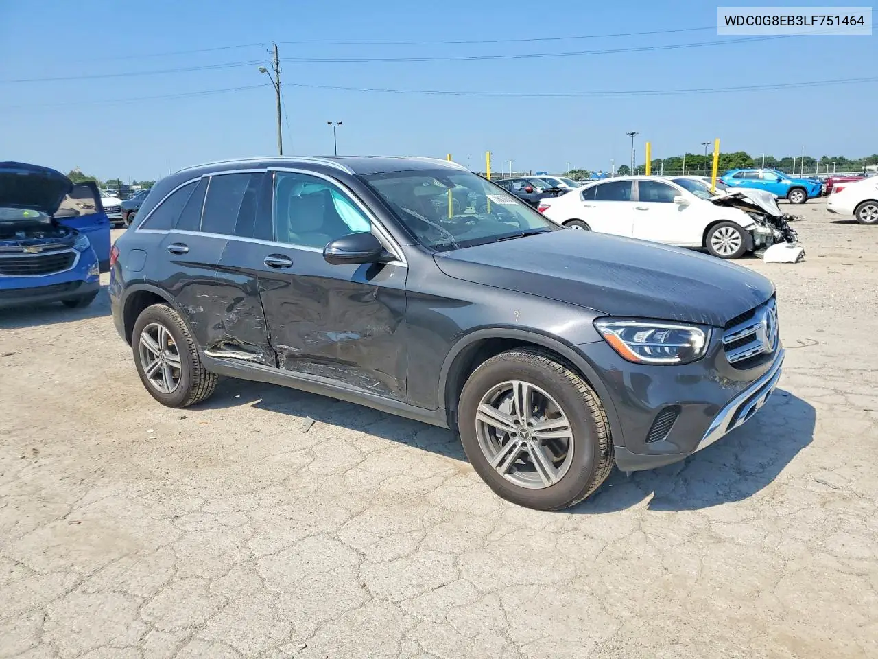 2020 Mercedes-Benz Glc 300 4Matic VIN: WDC0G8EB3LF751464 Lot: 59032606