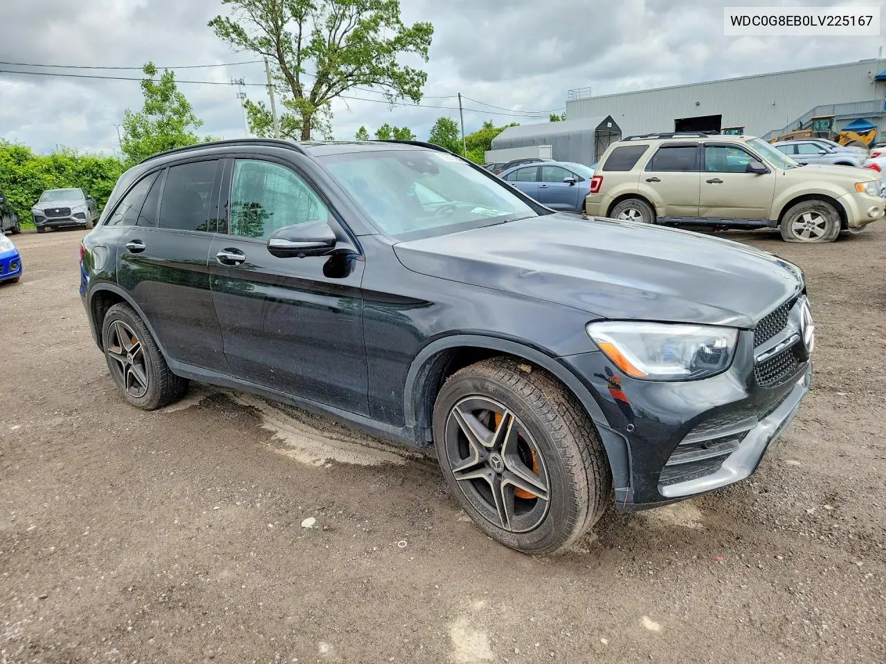 2020 Mercedes-Benz Glc 300 4Matic VIN: WDC0G8EB0LV225167 Lot: 59070646