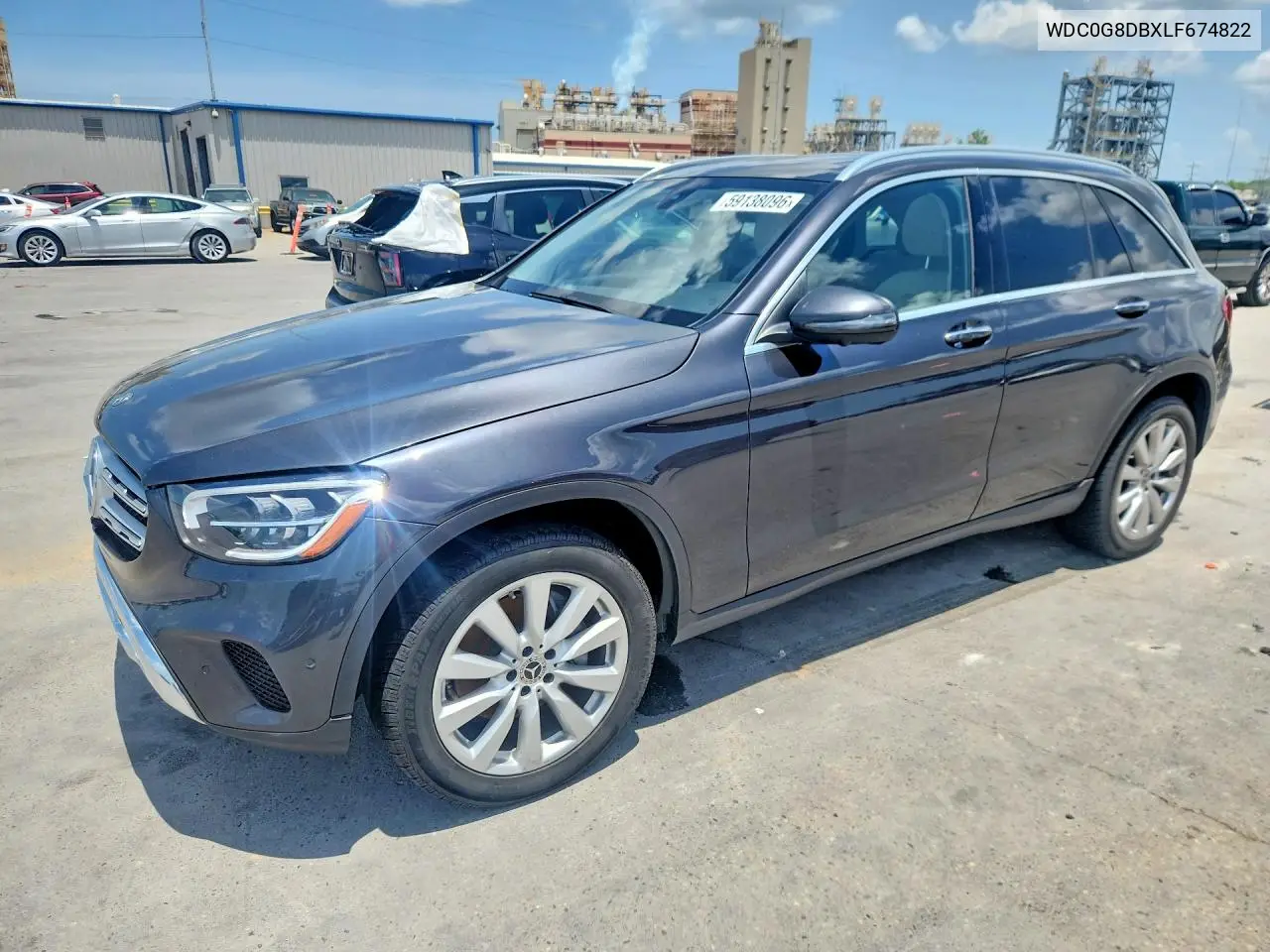 2020 Mercedes-Benz Glc 300 VIN: WDC0G8DBXLF674822 Lot: 59138096