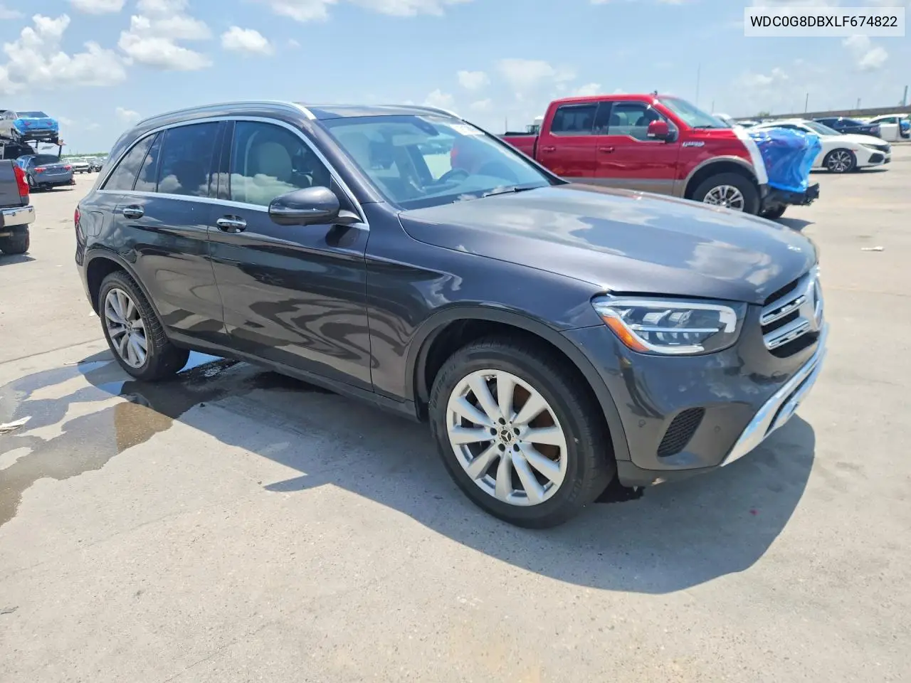 2020 Mercedes-Benz Glc 300 VIN: WDC0G8DBXLF674822 Lot: 59138096