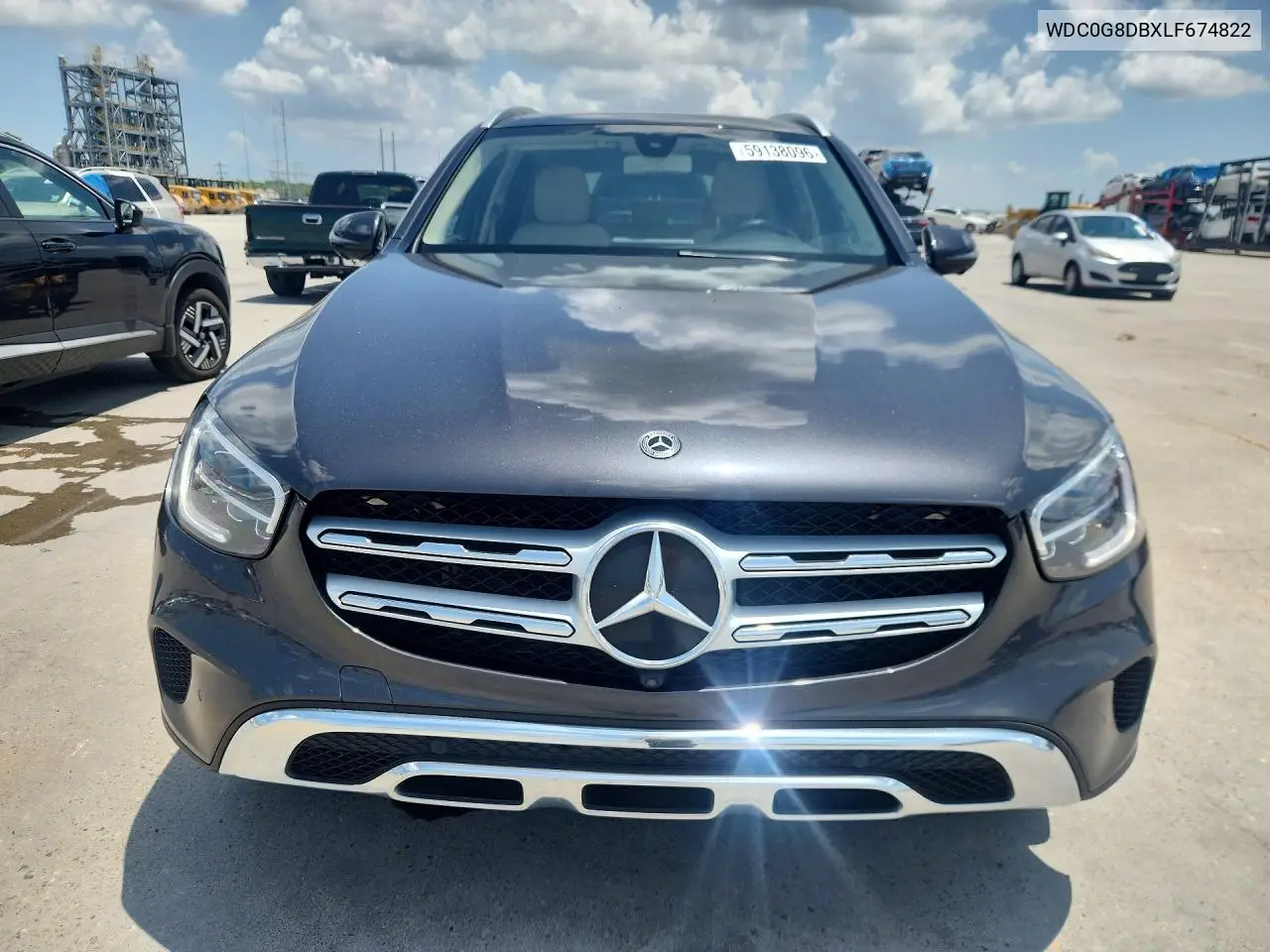 2020 Mercedes-Benz Glc 300 VIN: WDC0G8DBXLF674822 Lot: 59138096
