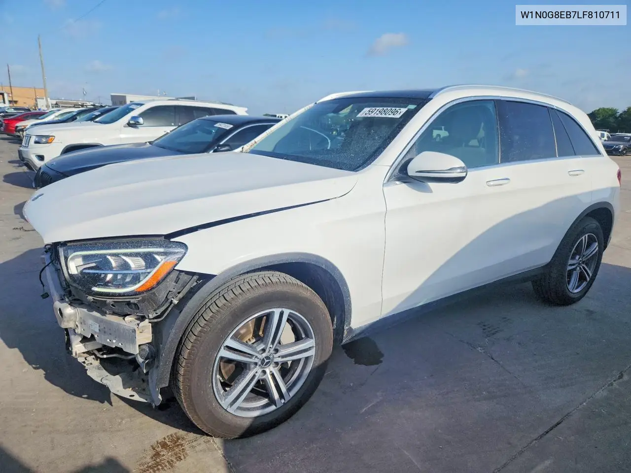 2020 Mercedes-Benz Glc 300 4Matic VIN: W1N0G8EB7LF810711 Lot: 59198096