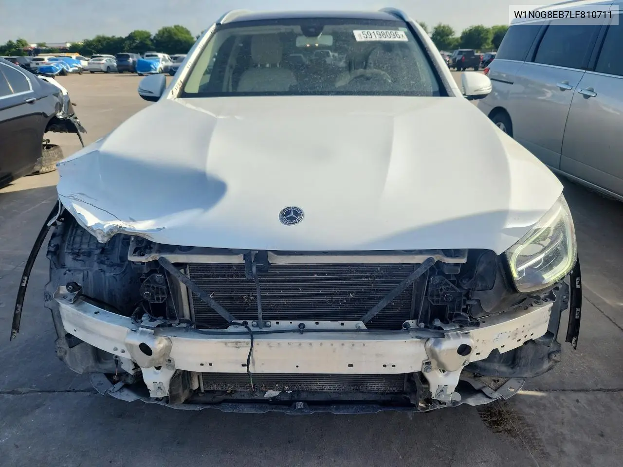 2020 Mercedes-Benz Glc 300 4Matic VIN: W1N0G8EB7LF810711 Lot: 59198096
