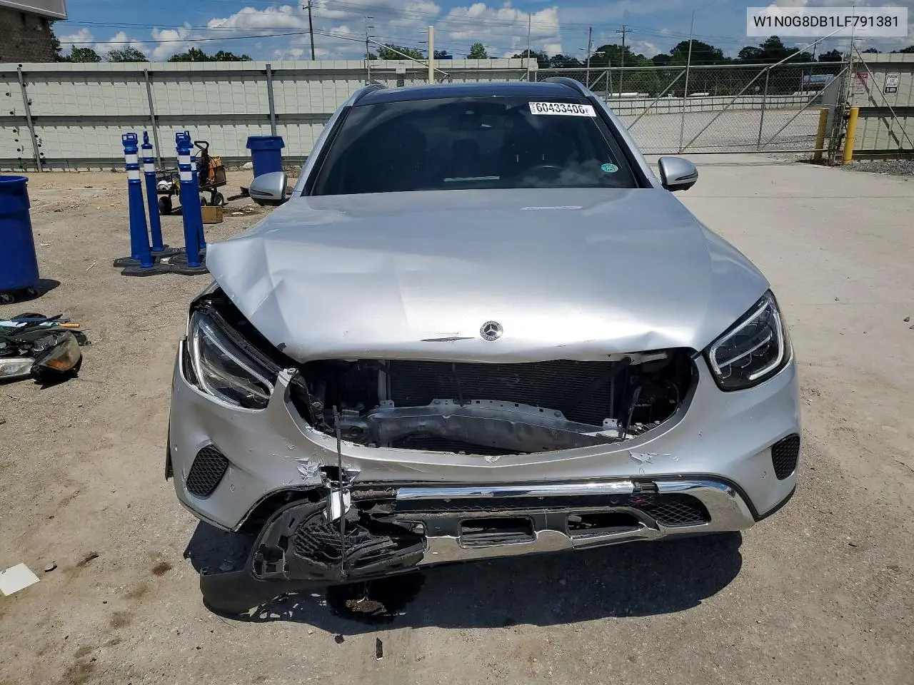 2020 Mercedes-Benz Glc 300 VIN: W1N0G8DB1LF791381 Lot: 60433406