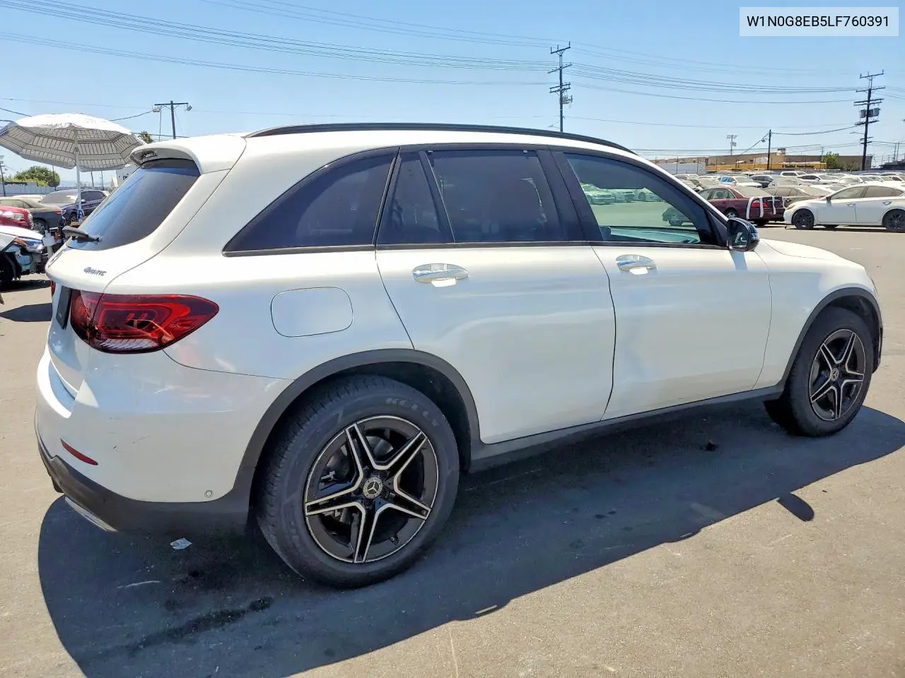 2020 Mercedes-Benz Glc 300 4Matic VIN: W1N0G8EB5LF760391 Lot: 60517576