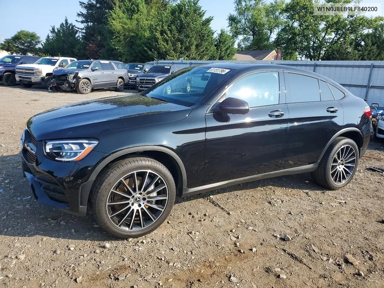 2020 Mercedes-Benz Glc Coupe 300 4Matic VIN: W1N0J8EB9LF840200 Lot: 61151796