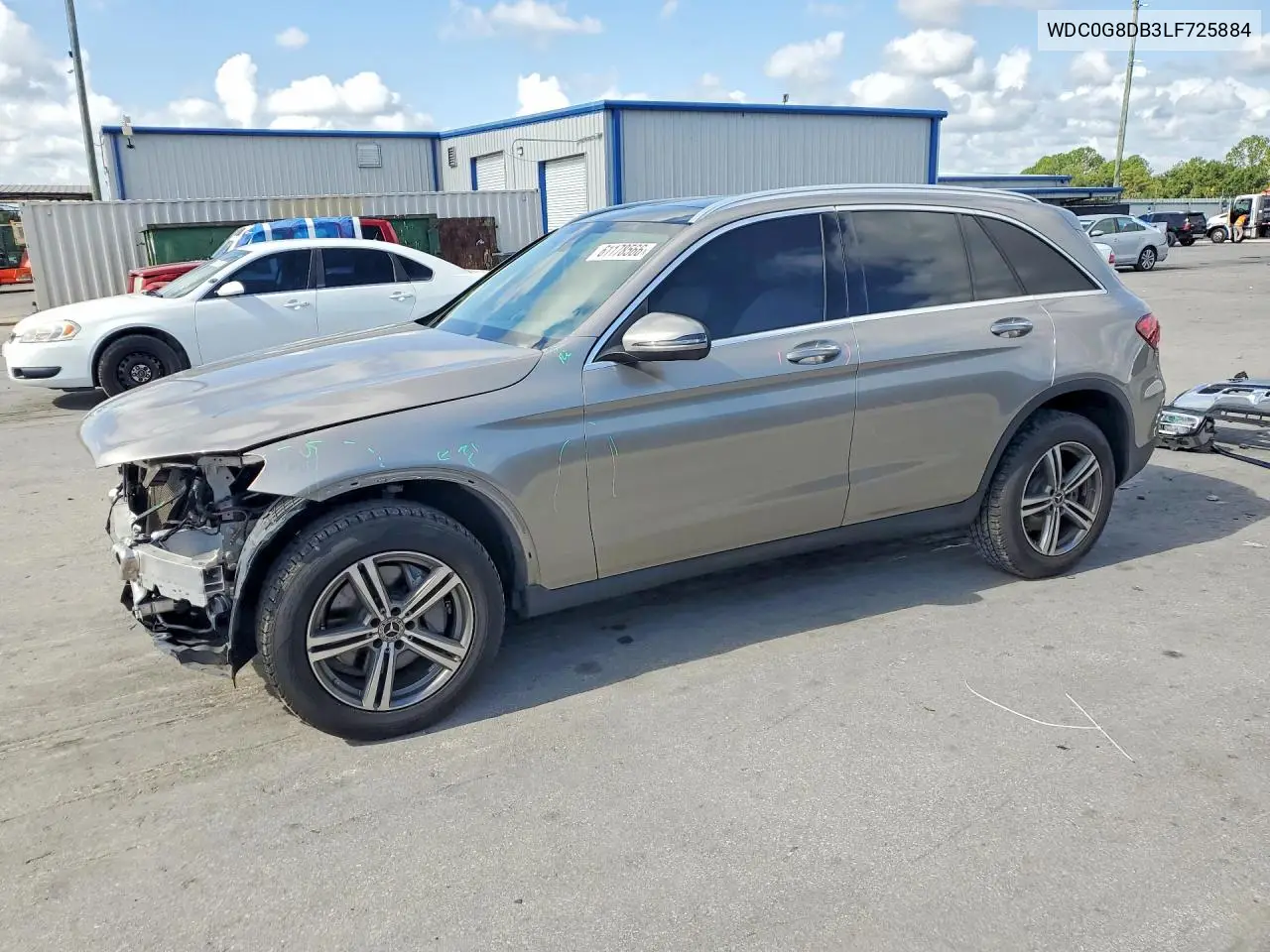 2020 Mercedes-Benz Glc 300 VIN: WDC0G8DB3LF725884 Lot: 61178566