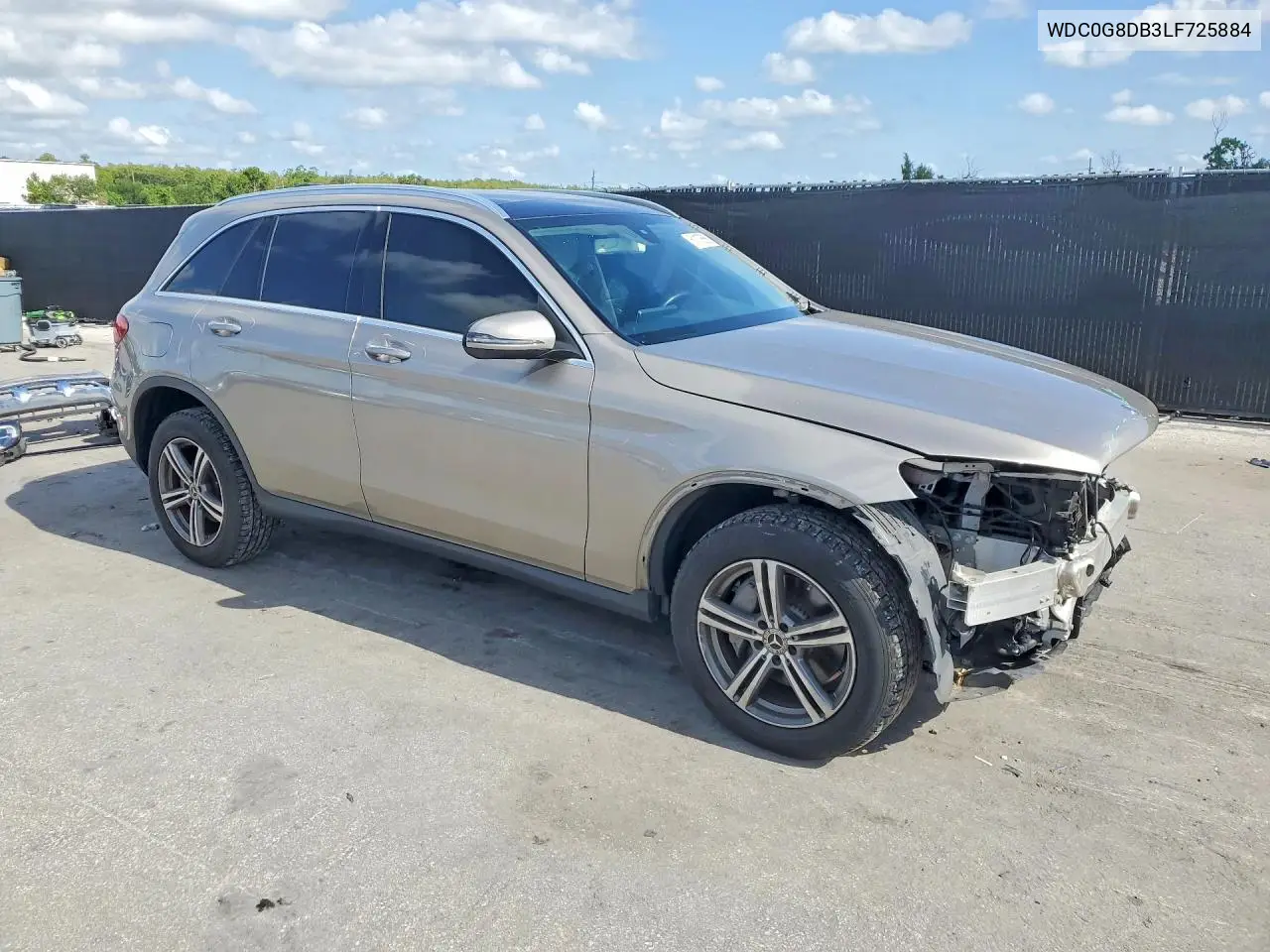 2020 Mercedes-Benz Glc 300 VIN: WDC0G8DB3LF725884 Lot: 61178566
