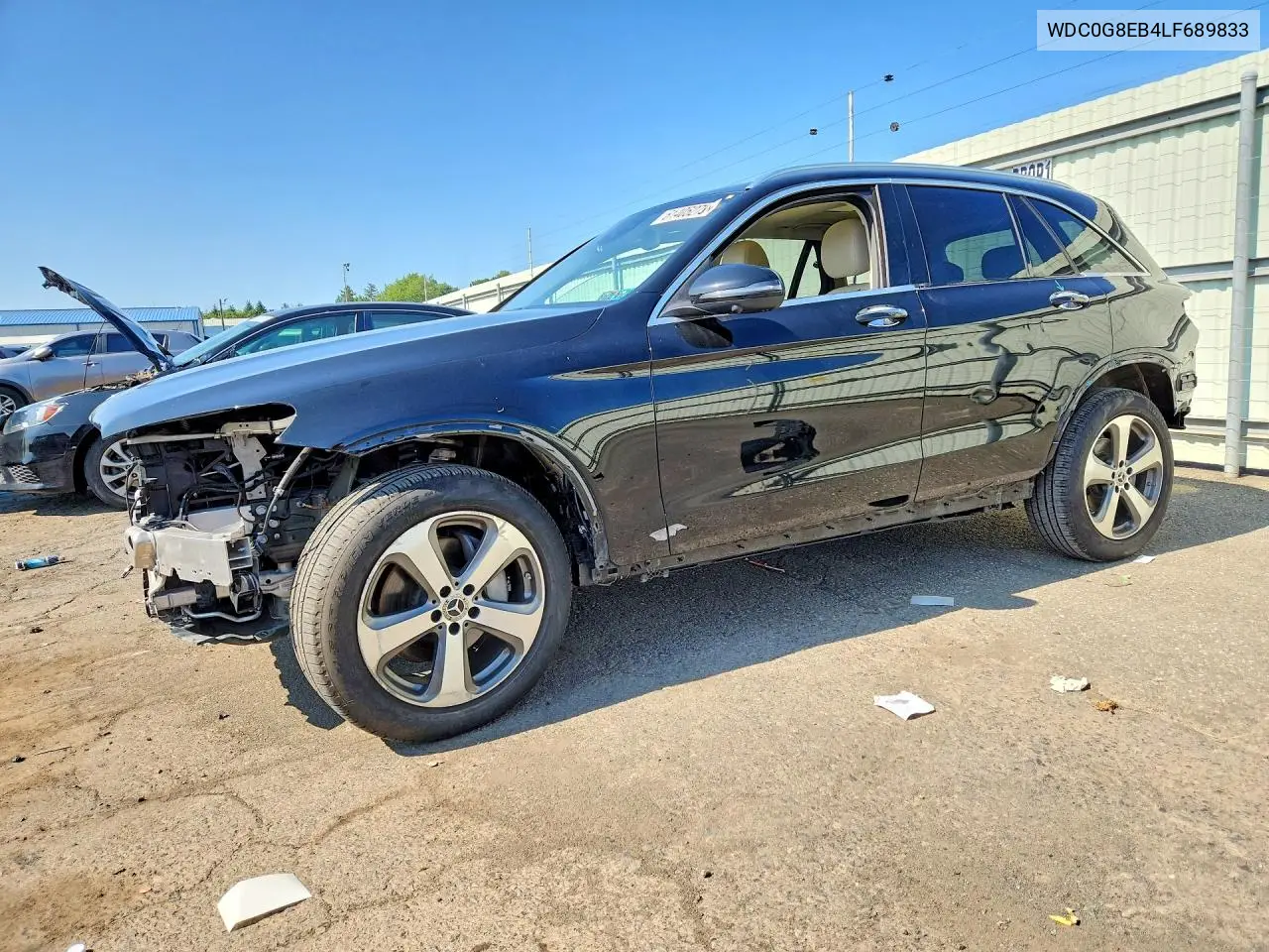 2020 Mercedes-Benz Glc 300 4Matic VIN: WDC0G8EB4LF689833 Lot: 61405276
